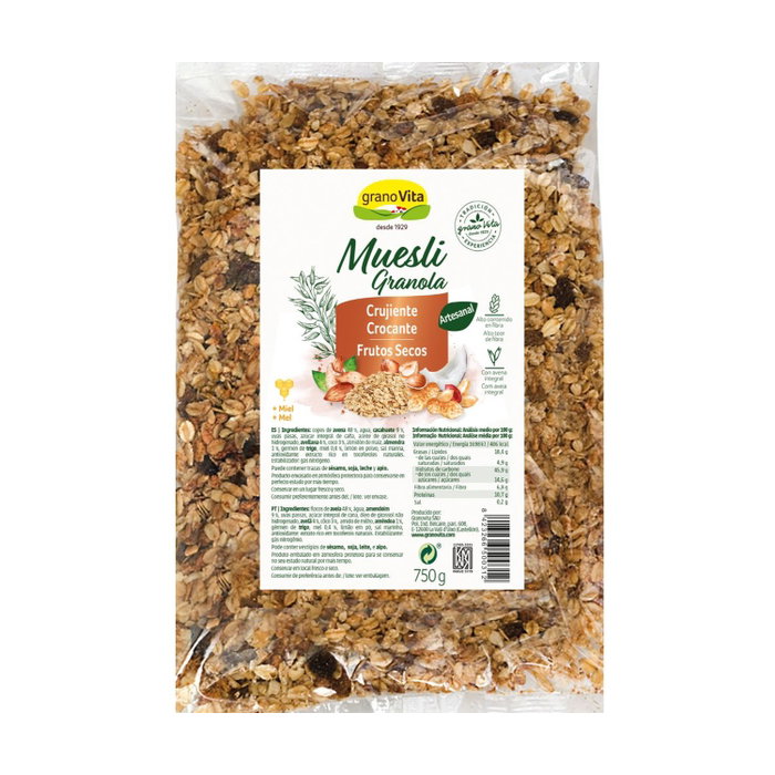 GRANOVITA Muesli croustillant aux fruits secs