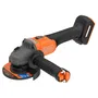 Black+Decker BCG6L8N-XJ Meuleuse sans fil 18 V brushless, diamètre de meule 115 mm, sans batterie ni chargeur