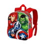 Karaktermania Mochila 3D Los Vengadores Massive 8,5 L – Sac à dos préscolaire Avengers avec relief 3D
