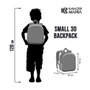 Karaktermania Mochila 3D Los Vengadores Massive 8,5 L – Sac à dos préscolaire Avengers avec relief 3D