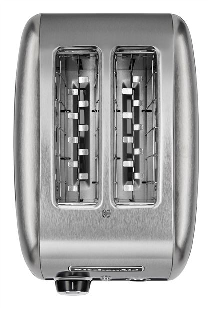 Kitchenaid 5KMT221 ESX Tostador 2 Rebanadas Extra-Anchas Acero Inoxidable 7 Niveles Toasting Retro