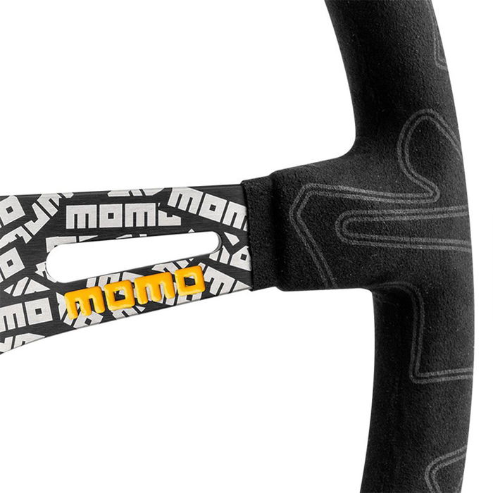 MOMO Volant MOMO Ultra 350 mm Microfibre Noir MOMVULTRABLK350R