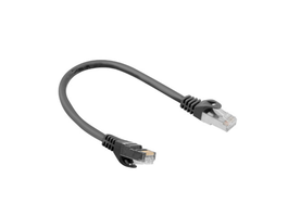Lanberg PCF6-10CC-0025-BK Câble RJ45 Cat6 F/UTP 0,25 m Noir