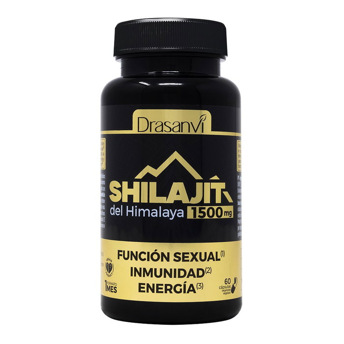 Drasanvi Shilajit avec Vitamine B6, 60 gélules