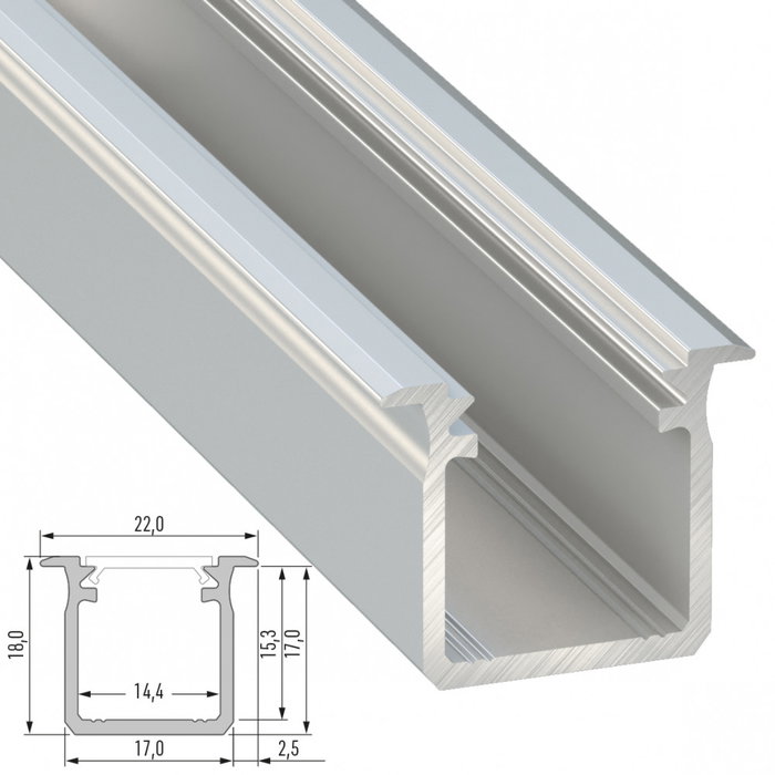 Profil Aluminium Type G 2,02M Profil Aluminium Type G 2,02M