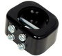 B-Tech Collier de fixation pour accessoires 50 mm - Fixation double robuste - Noir