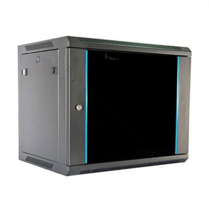 Armoire Murale Rack 2LAN 9U Noir Armoire Murale Rack 2LAN 9U Noir