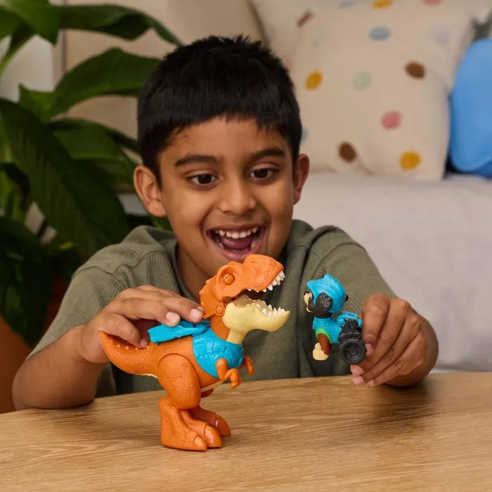 Spin Master Pack de 2 Figurines Roaring Pup Pals Rex - La Pat' Patrouille Le Film Mission Dino