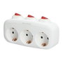 GSC Evolution Multiprise triple sortie avec interrupteur multiple - Blanc