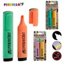 PINCELLO Set de 72 Marqueurs Fluorescents Couleurs Pastel
