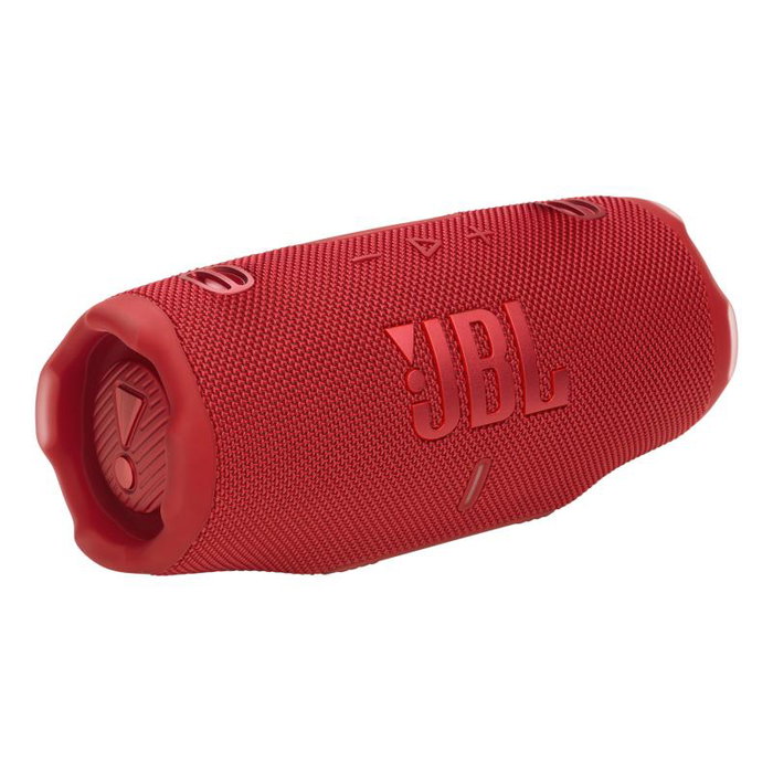 JBL Charge 6 - Enceinte portable stéréo Bluetooth résistante à l'eau, puissance 30W, autonomie 20h, rouge (JBLCHARGE6RED)