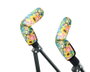 KioKids Protection de manillar pour poussette en néoprène Fleurs