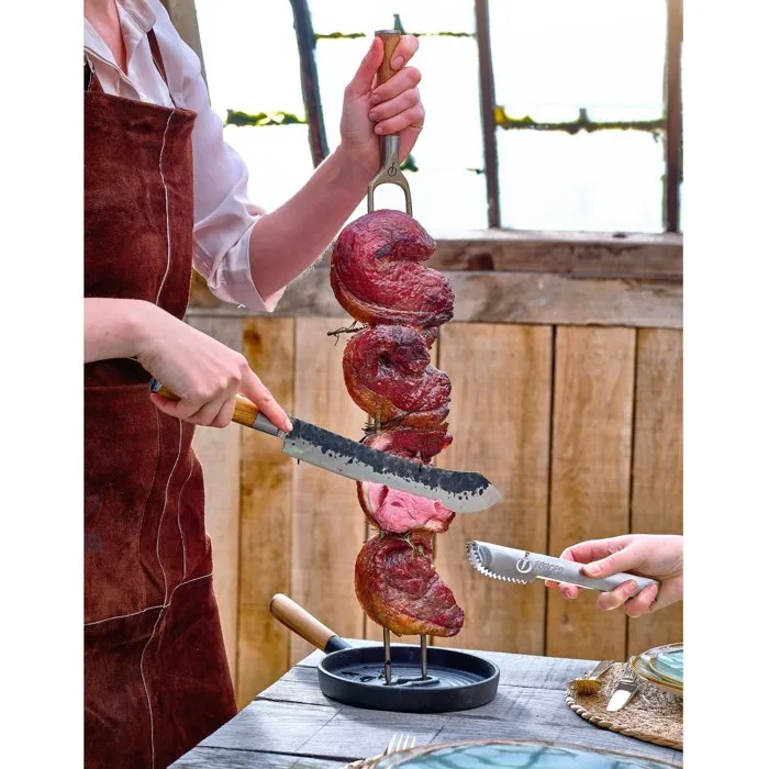 Forged Fourchette Barbecue Churrasco en Acier Inoxydable SS430 - 50 cm