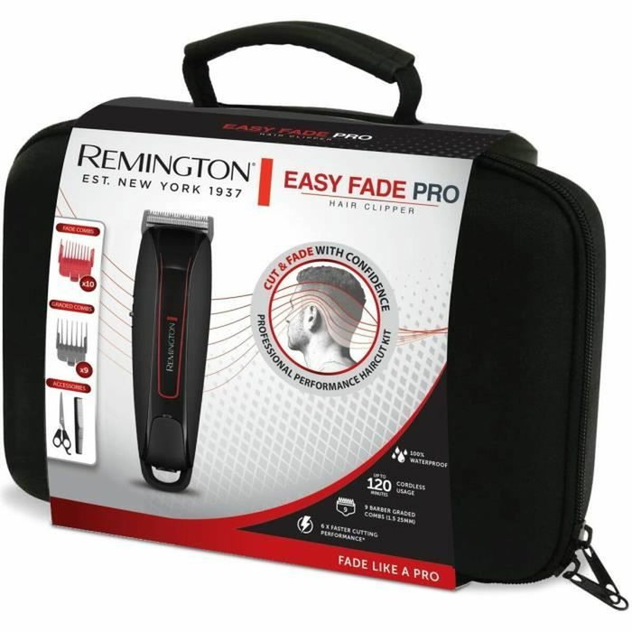 Remington HC550 Easy Fade Pro Tondeuse Cheveux Noir Remington HC550 Easy Fade Pro Tondeuse Cheveux Noir