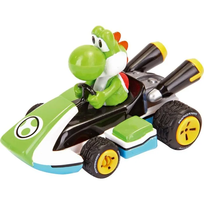 Carrera Pack de 3 Voitures à Rétrofriction Pull & Speed - Mario Kart - Échelle 1:43 - À Partir de 3 Ans