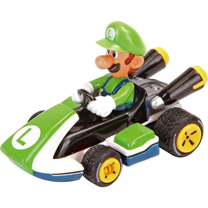Carrera Pack de 3 Voitures à Rétrofriction Pull & Speed - Mario Kart - Échelle 1:43 - À Partir de 3 Ans