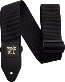 ERNIEBALL Sangle pour guitare et basse en polypropylène - Marron
