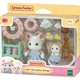 Sylvanian Families - Bébé et Frère Souris Marshmallow - Set de Bain 5805 avec Accessoires et Figurines Articulées Habillées