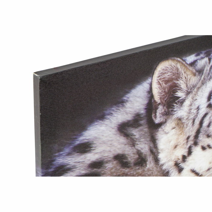 DKD Home Decor Toile Bois MDF 80 x 1,8 x 40 cm Tigre