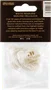 DUNLOP Pack de 12 Médiators Genuine Celluloid Blanc - Medium