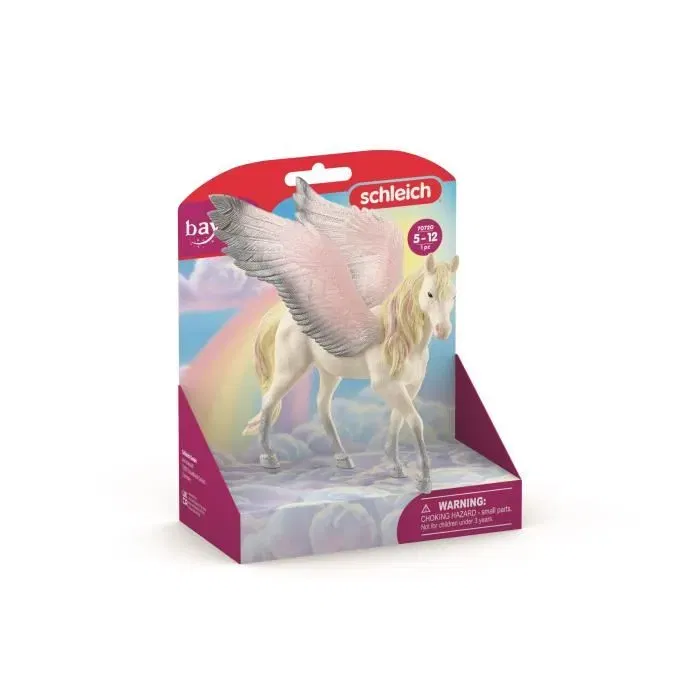 Schleich Bayala 70720 Figurine Pégase Ailée avec Ailes et Crinière Brillantes - Cheval de Jeu Durable - Cadeau Enfant Dès 5 Ans