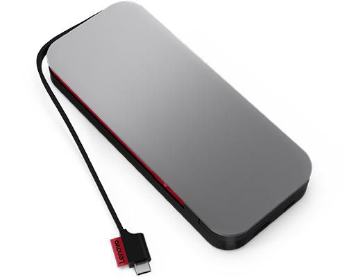 Lenovo Go - Power Bank 20000 mAh USB-C pour PC Portable - Charge Rapide Multiple