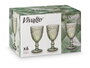 Vivalto Verre Diamant Vert 310 ml 8.8x16.8x8.8 cm (Set de 24)