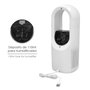 ORYX Ventilateur de table sans pales blanc avec batterie rechargeable