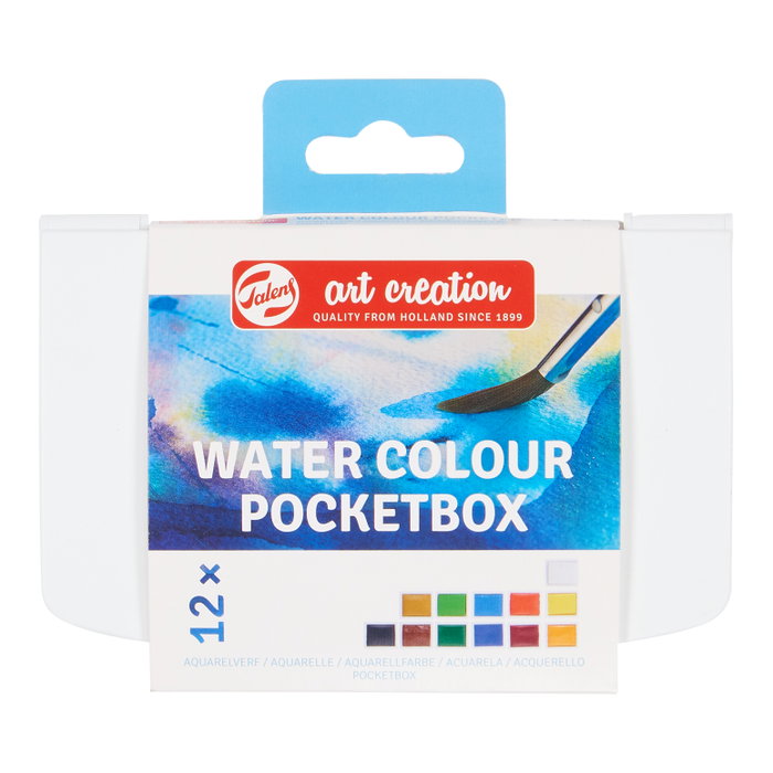 Talens Art Creation Pocket Box Aquarelle 12 Godets Talens Art Creation Pocket Box Aquarelle 12 Godets
