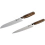 Kai Shun Premier Tim Mälzer Set de 2 couteaux (Santoku et Utilitaire) en acier Damas avec manche en bois