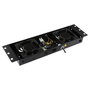 Lanview Logon RAF115BL - Module de ventilation avec 2 ventilateurs pour toit, thermostat analogique intégré, débit 280 m3/h