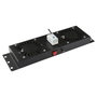Lanview Logon RAF115BL - Module de ventilation avec 2 ventilateurs pour toit, thermostat analogique intégré, débit 280 m3/h