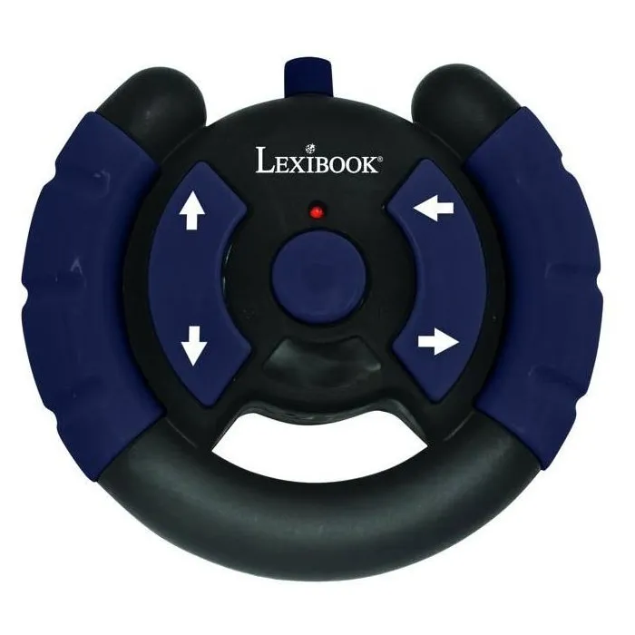 Lexibook Crosslander Twin - Set de 2 Voitures Radiocommandées avec Télécommande Volant, Voiture de Police et Voleur, 12 km/h, Portée 15 m, Effets Sonores Lexibook Crosslander Twin - Set de 2 Voitures Radiocommandées avec Télécommande Volant, Voiture de Police et Voleur, 12 km/h, Portée 15 m, Effets Sonores