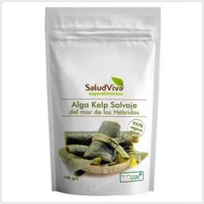 SALUD VIVA Algue Kelp Sauvage Bio en Poudre 100g SALUD VIVA Algue Kelp Sauvage Bio en Poudre 100g