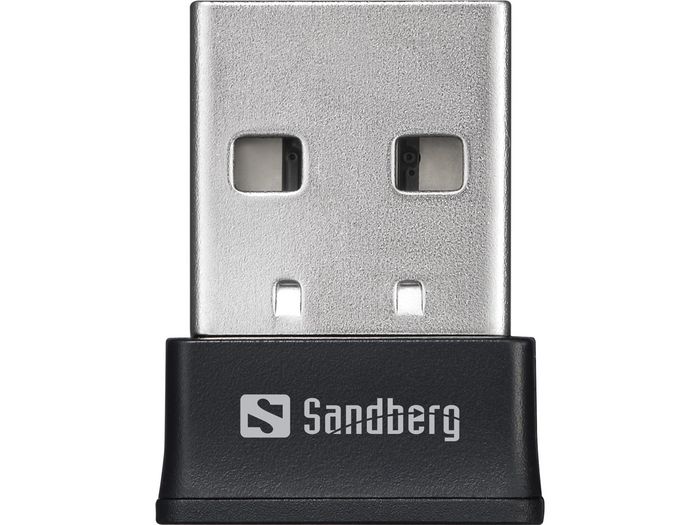 Sandberg Adaptateur WiFi USB Micro 650 Mbit/s - Dongle réseau sans fil compact pour connexion instantanée
