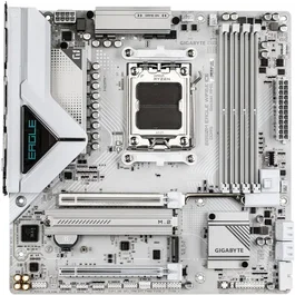 Gigabyte B850M EAGLE WF6E ICE - Carte mère Micro-ATX - Chipset AMD B850 - DDR5 & PCIe 5.0 - WiFi 6E - Pour PC gaming compact
