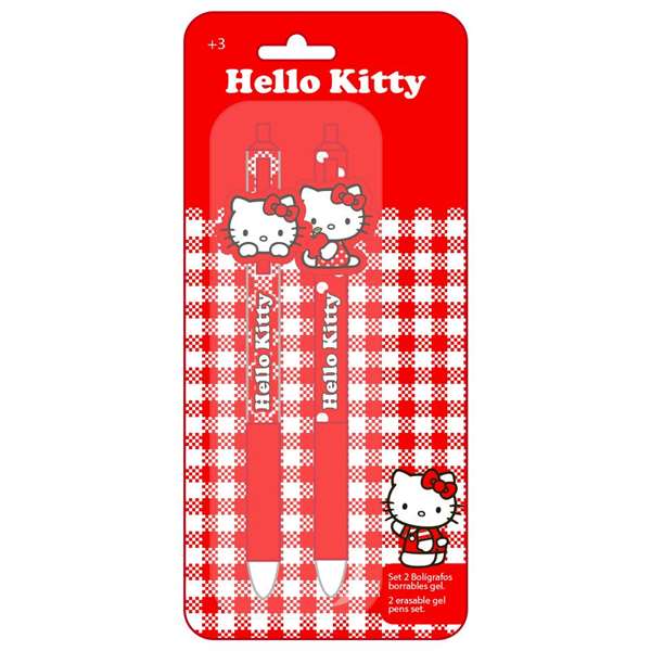 Safta Stylos effaçables Hello Kitty 9x20cm Safta Stylos effaçables Hello Kitty 9x20cm
