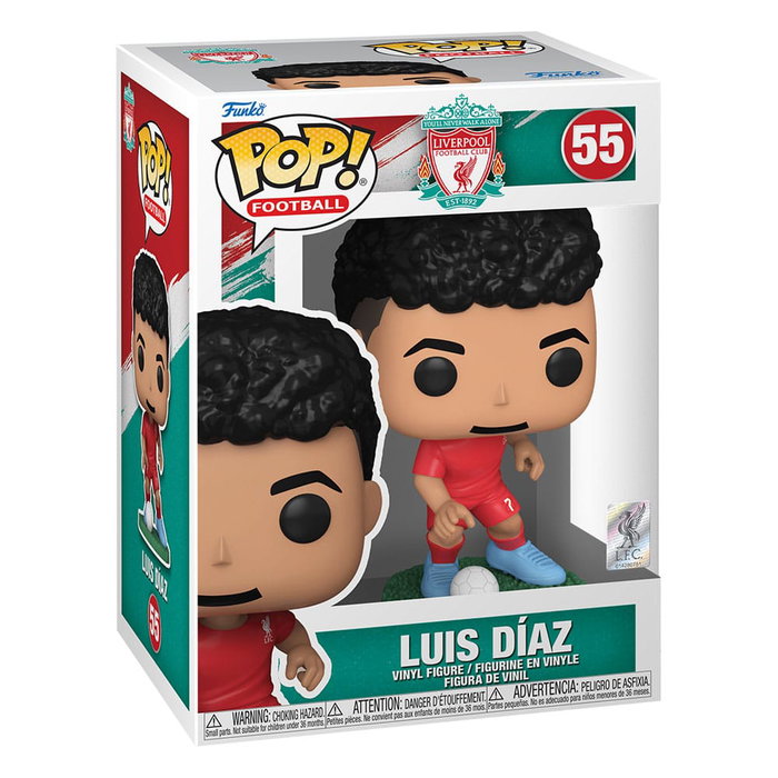 Liverpool F.C. POP! Football Vinyl Figurine Luis Díaz 9 cm Liverpool F.C. POP! Football Vinyl Figurine Luis Díaz 9 cm
