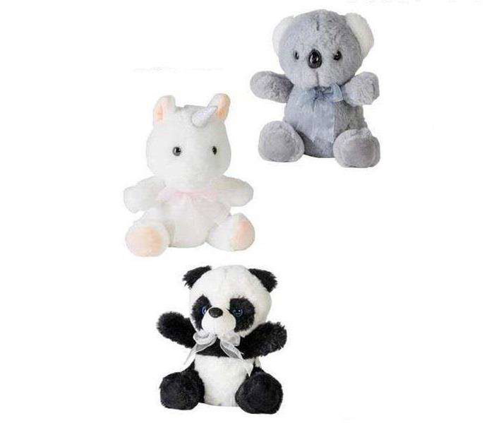 Beatriz Peluche assortie - Panda, koala ou licorne 21 cm - Peluche en polyester pour bébé dès 0 mois