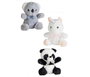 Beatriz Peluche assortie - Panda, koala ou licorne 21 cm - Peluche en polyester pour bébé dès 0 mois