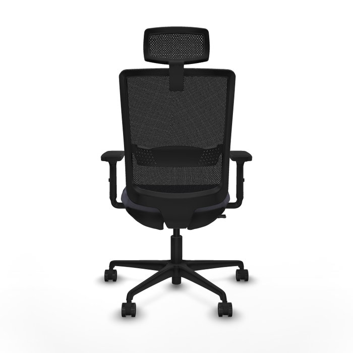 Piqueras Y Crespo Haches Chaise de bureau Sincro/Traslack Gris foncé/Noir