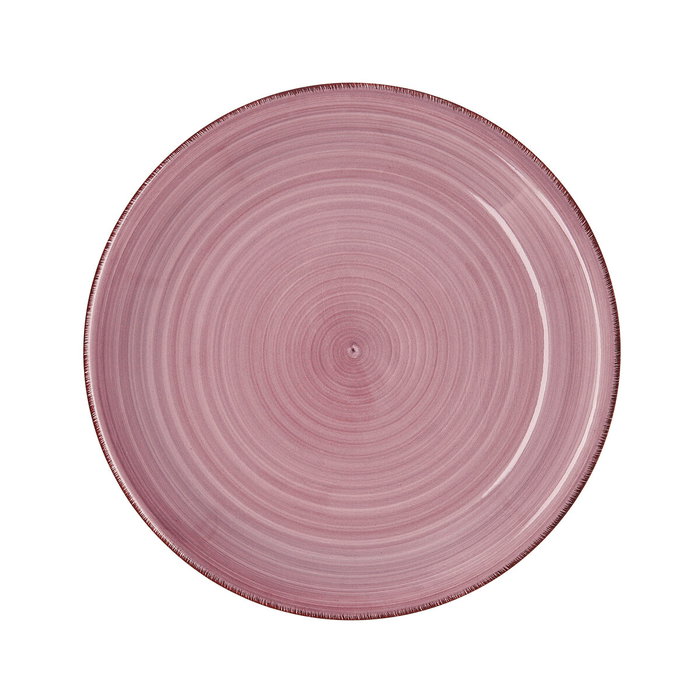 Quid Assiette plate Peoni Céramique Rose Ø 27 cm (Lot de 12) inevitable