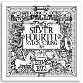 Ernie Ball Cuerda Clasica Silver Ernesto Palla 4th (Set de 6)