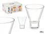 Vivalto Verre conique transparent 230 ml 9x10,5x9 cm (Set de 24)