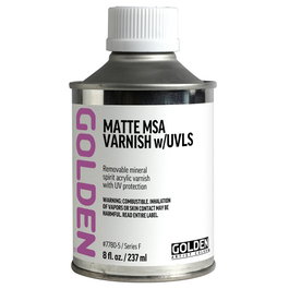 Golden Matte MSA Varnish avec UVLS 237 ml
