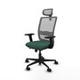 Piqueras Y Crespo Haches Chaise de Bureau Vert Bouteille et Gris