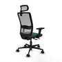 Piqueras Y Crespo Haches Chaise de Bureau Vert Bouteille et Gris
