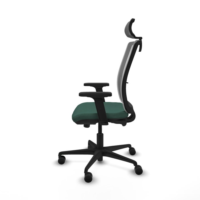 Piqueras Y Crespo Haches Chaise de Bureau Vert Bouteille et Gris