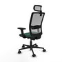 Piqueras Y Crespo Haches Chaise de Bureau Vert Bouteille et Gris