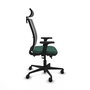 Piqueras Y Crespo Haches Chaise de Bureau Vert Bouteille et Gris